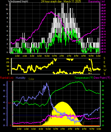 24 Hour Graph for Day 11