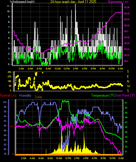 24 Hour Graph for Day 11